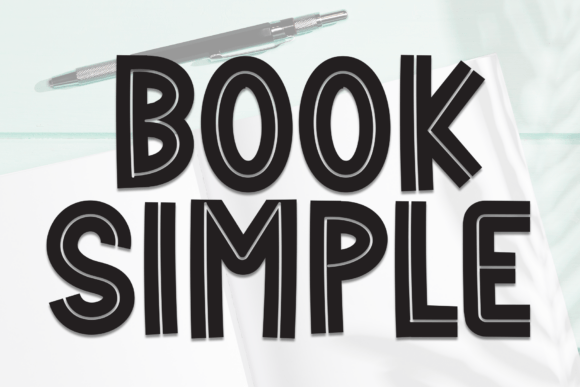 Book Simple: A Display Font with Editorial Charm