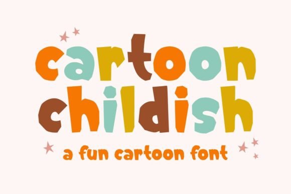 Cartoon Childish: A Playful Display Font for Handmade Creators