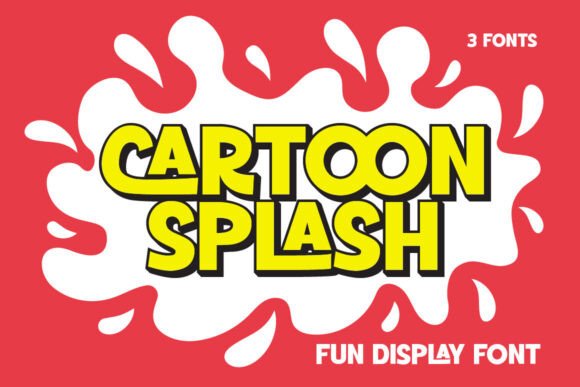 Cartoon Splash Font: A Fun Display Typeface for Web Design