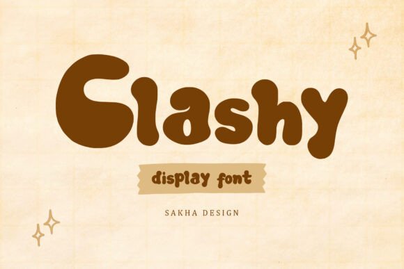 Clashy: A Bold Display Font for Modern Branding Projects