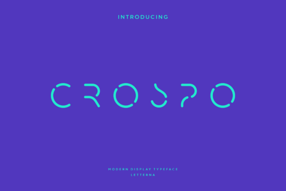 Crospo: A Display Font Built for Handmade Products