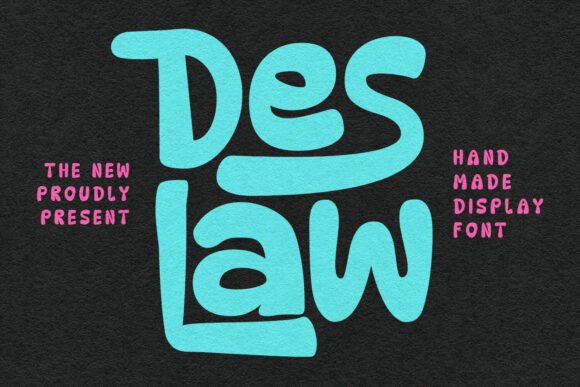 Deslaw: A Handcrafted Display Typeface for Editorial Design and Content Branding