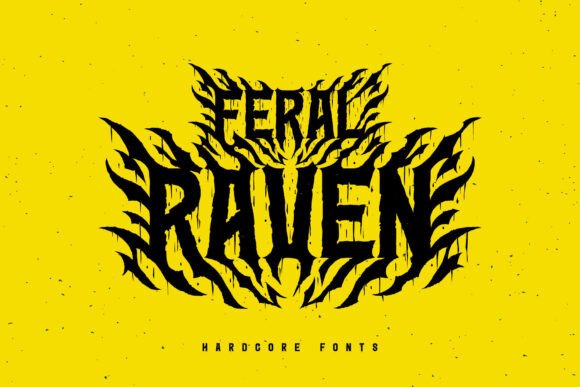 Feral Raven: A Display Font That Sharpens Your Campaign Message