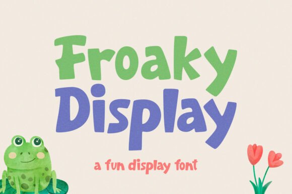 Froaky: A Playful Display Typeface for Web Designers