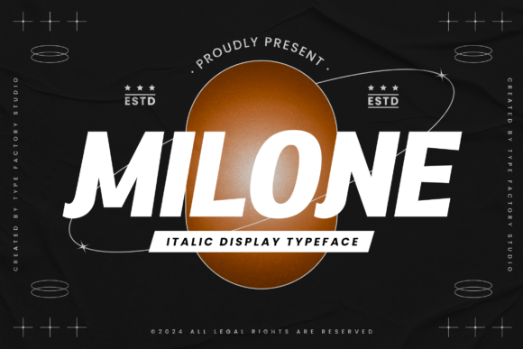 Milone: A Display Font That Brings Motion to Branding Projects