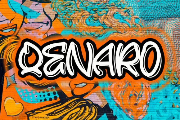 Qenaro: A Double Line Brush Font for Editorial Impact