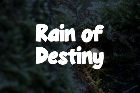 Rain of Destiny Font Adds Character to Digital Brand Design
