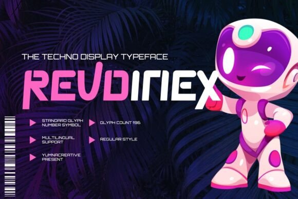 Revoinex: A Futuristic Display Font for Modern Brands