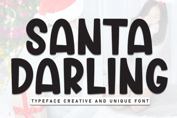 Santa Darling Font: A Festive Display Typeface for Holiday Crafts