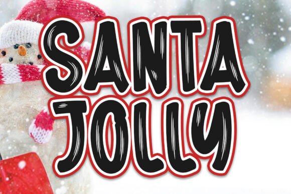Santa Jolly: A Display Font That Brings Whimsy to Real Branding Work