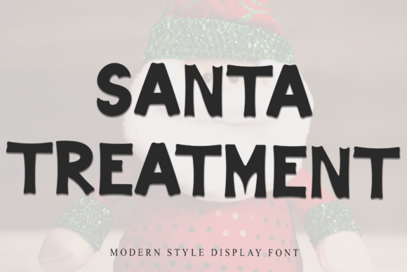 Santa Treatment: A Display Font with Editorial Charm