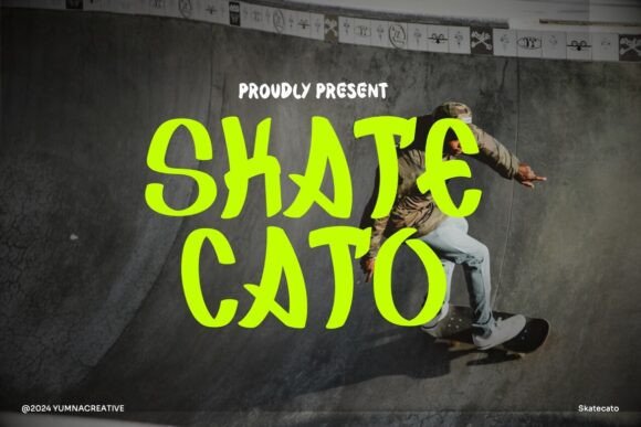 Skatecato Review: A Display Font That Brings Street Art to Campaigns