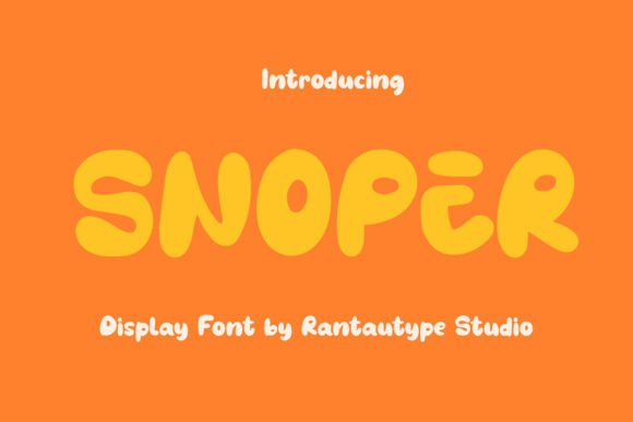 Snoper: A Display Font That Earns Its Place in Your Toolkit