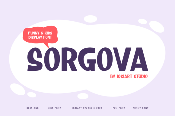 Sorgova Font: A Quirky Display Typeface for Brands