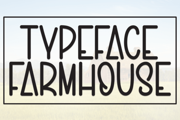 Typeface Farmhouse: A Handwritten Display Font for Editorial Design
