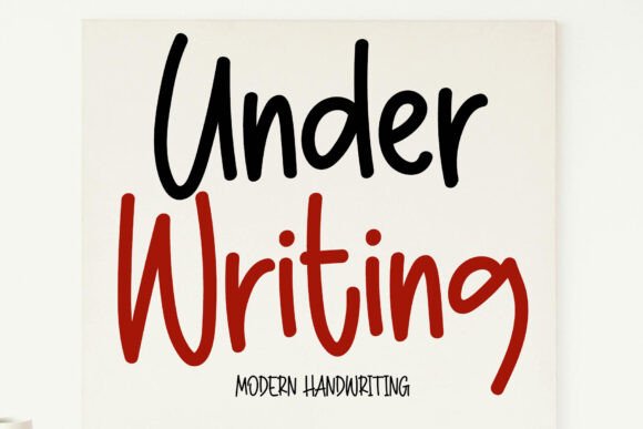 Under Writing: A Handwritten Typeface for Handmade Product Design