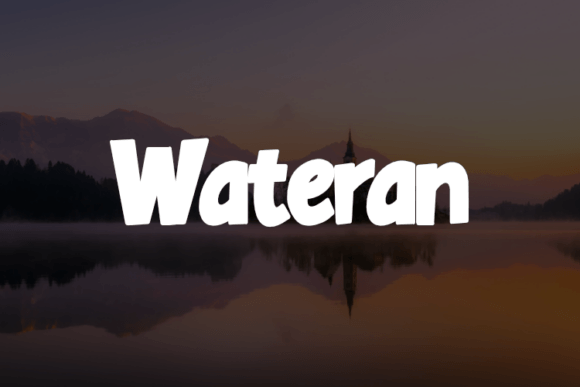 Wateran Font Review: A Display Typeface for Fashion-Forward Branding