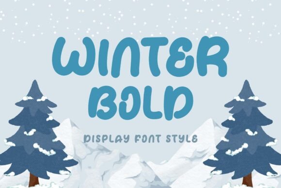 Winter Bold: A Display Font for Handmade Holiday Projects