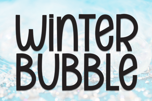 Winter Bubble: A Handwritten Display Font for Editorial Warmth