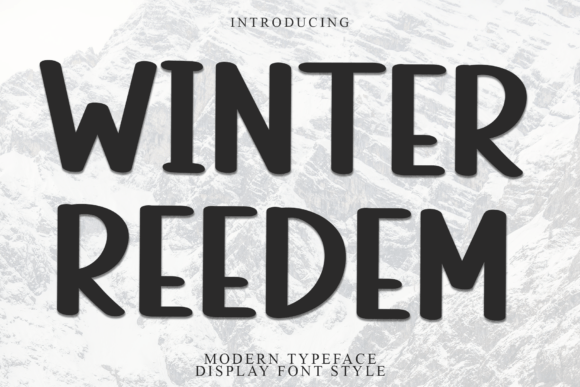 Winter Reedem Font Review: A Display Typeface for Bold Campaign Visuals